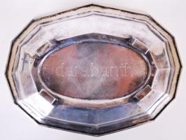 Art deco gyümölcsöstál, ezüst (Ag.), jelzett (HI mesterjel, Dianás 800-as, 1867-1937), nettó: 440 g,...