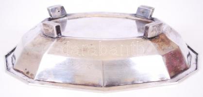 Art deco gyümölcsöstál, ezüst (Ag.), jelzett (HI mesterjel, Dianás 800-as, 1867-1937), nettó: 440 g,...