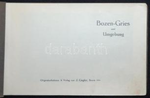 cca 1910 Bozen - Gries és környéke képes füzet 24 képpel / 
cca 1910 Bozen - Gries and area picture ...