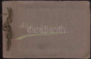 1928 Petőfi Sándor: János Vitéz; a budapesti Erzsébet Söröző falfestményei, 12 db számozott lap ered...