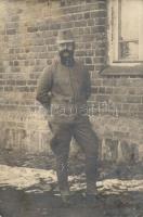 Military WWI soldier photo (POW camp)