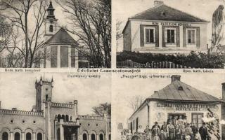 Lesencetomaj Hangya, Hertelendy-kastély, Katolikus iskola (ázott / wet damage)