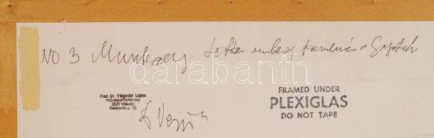 Munkácsy Mihály (1844-1900): Aus Christus am Kreuze (tanulmány a Golgotához). Ceruza, papír, jelzés ...