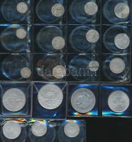 Vegyes magyar és külföldi ezüst fémpénz tétel 19db klf érmével, jobb darabokkal a középkortól napjai...