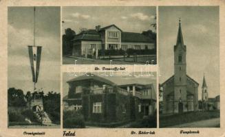 Feled churches, Villa dr. Zádor, Villa dr. Dessewffy, country flag (Rb)