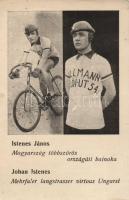 Istenes János, többszörös bajnok országúti kerékpáros / Hungarian cyclist champion