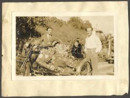 1931 Doulgas Fairbanks színész dedikálása a világutazó Bartha-Sulkowszky párosnak. Füzetlap hátoldal...