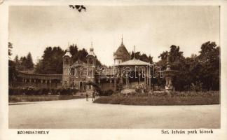 Szomathely Szent István park, kioszk (EK)