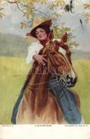 A guiding hand, horse (EK)