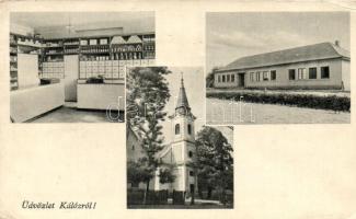 Kálóz, gyógyszertár belső, templom (EK)