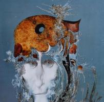 Szász Endre (1926-2003): Fagy. Olaj, karton, jelzett, 59x31cm