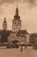 Besztercebánya Mátyás square, fruit market