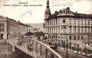 Kolozsvár Franz Joseph street, bridge (EK)