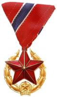 1954. "Kiváló Szolgálatért Érdemérem" zománcozott aranyozott kitüntetés, 1725 adományozás ...