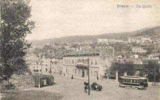 Trieste Via Giulia, tram