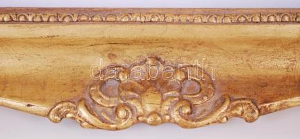 Nagyméretű, antik fa blondelkeret,jó állapotban belső méret: 61 × 81 cm, teljes méret 77×95 cm