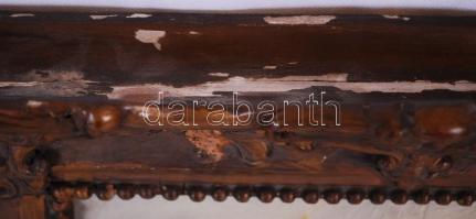 Horváth G. Andor (1876-1966): Iszogató. Olaj, vászon, 2 cm-es szakadással jobb felül, keretben 49×38...