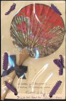 Mechanical greeting card, fan