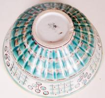 Gorka Géza iparművészeti vállalatos, kaspó, hibátlan, jelzett, m:9 cm , d:17 cm