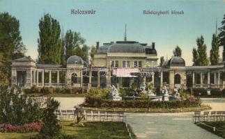 Kolozsvár, Cluj; Rákóczi kert és kioszk / garden park, kiosk