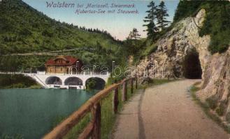 Walstern, lake Hubertus, dam (fa)