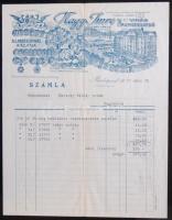 1931 Bp. V. Nagy Imre virágkereskedő számla / Invoice