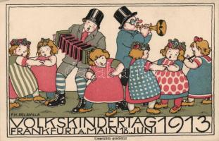 Volkskindertag Frankfurt, 1913 s: Franz Karl Delavilla