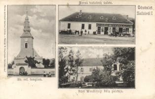 Zsibó with the shop of the Merza brothers