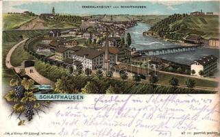 1898 Schaffhausen, Fabrik / factory litho