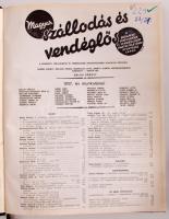 1937 Magyar Szállodás és Vendéglős Ballai Károly szerkesztésében. Komplett évfolyam. Kissé kopott félvászon kötésben