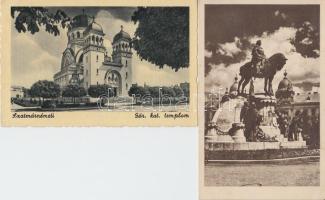 2 db régi, erdélyi városképes lap - Kolozsvár és Szatmárnémeti