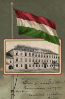 Igló grammar school, flag litho (fl)