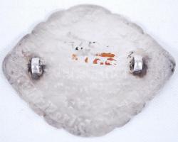 XVIII. század. Ezüst amulett három óvó angyal nevével / XVIIIth century Silver amulet with names of ...