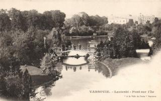 Warsaw Lazienki park, bridge