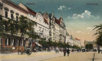 Katowice railway station street, the shop of Dresdner
