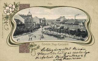 Nagykanizsa Főtér, Art Nouveau litho