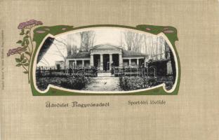 Nagyvárad shooting hall, Art Nouveau litho