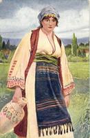 Bulgarian folklore, P. Thumann: Bulgarian woman