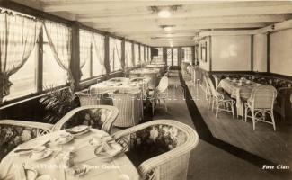 MV Saturnia, Winter garden, first class