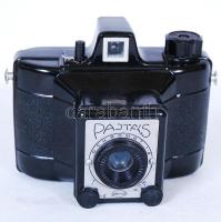 Pajtás fényképezőgép bőr tokjában / 
Pajtás photo camera with leather case