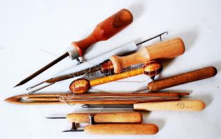 Bőrműves árak és egyéb szerszámok /  Sewing awls and other tools