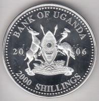 Uganda 2006. 2000Sh Ag "A labdarúgás halhatatlanjainak csarnoka - Szovjetunió 1970-es évek&quot...