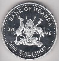 Uganda 2006. 2000Sh Ag "A labdarúgás halhatatlanjainak csarnoka - Németország 1970-es évek&quot...