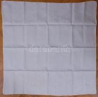 Nemesi monogrammal díszített abrosz /  Tablecloth with monogram, 80x80cm