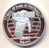 Uganda 2006. 2000Sh Ag "A labdarúgás halhatatlanjainak csarnoka - Olaszország 2000-es évek" T:PP Uganda 2006. 2000 Shilling Ag "Hall of Fame of football - Italy 2000s" C:PP