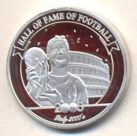 Uganda 2006. 2000Sh Ag "A labdarúgás halhatatlanjainak csarnoka - Olaszország 2000-es évek" T:PP Uganda 2006. 2000 Shilling Ag "Hall of Fame of football - Italy 2000s" C:PP
