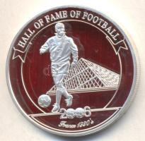 Uganda 2006. 2000Sh Ag "A labdarúgás halhatatlanjainak csarnoka - Franciaország 1990-es évek" T:PP Uganda 2006. 2000 Shilling Ag "Hall of Fame of football - France 1990s" C:PP