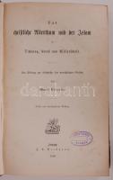 Carriere, Moriz: Das christliche Alterthum und der Islam in Dichtung, Kunst und Wissenschaft. Leipzig, 1877, Brockhaus, 544p. Félbőr kötés, jó állapot / Half leather