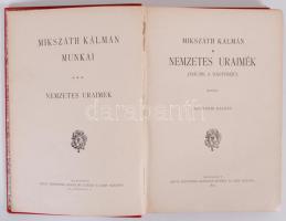 Mikszáth Kálmán: Nemzetes uramék. Bp., 1894. Révai. Kiadói, díszes, illusztrált, festett, Gottermaye...