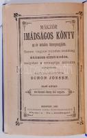 Mákzór imádságos könyv - ros-hásáná. Bp., 1903. Schlesinger Jos. Egészvászon kötésben. Kötés egy részen elvált